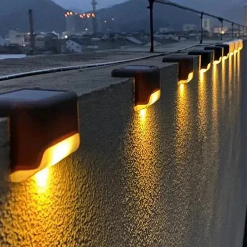 Lampes solaires LED pour escaliers & terrasse – Éclairage extérieur
