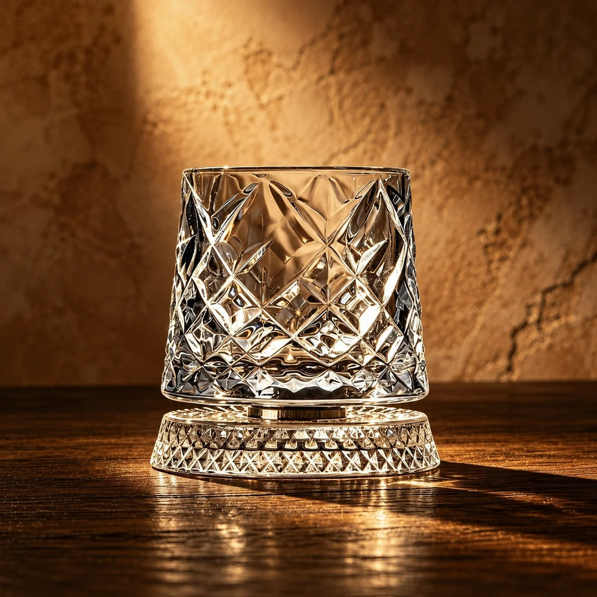 Verre à whisky rotatif 280 ml – Cristal & design élégant