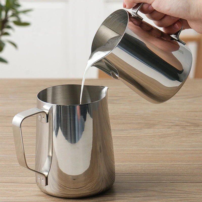 Pichet à lait inox pour café – Mousseur & Latte Art