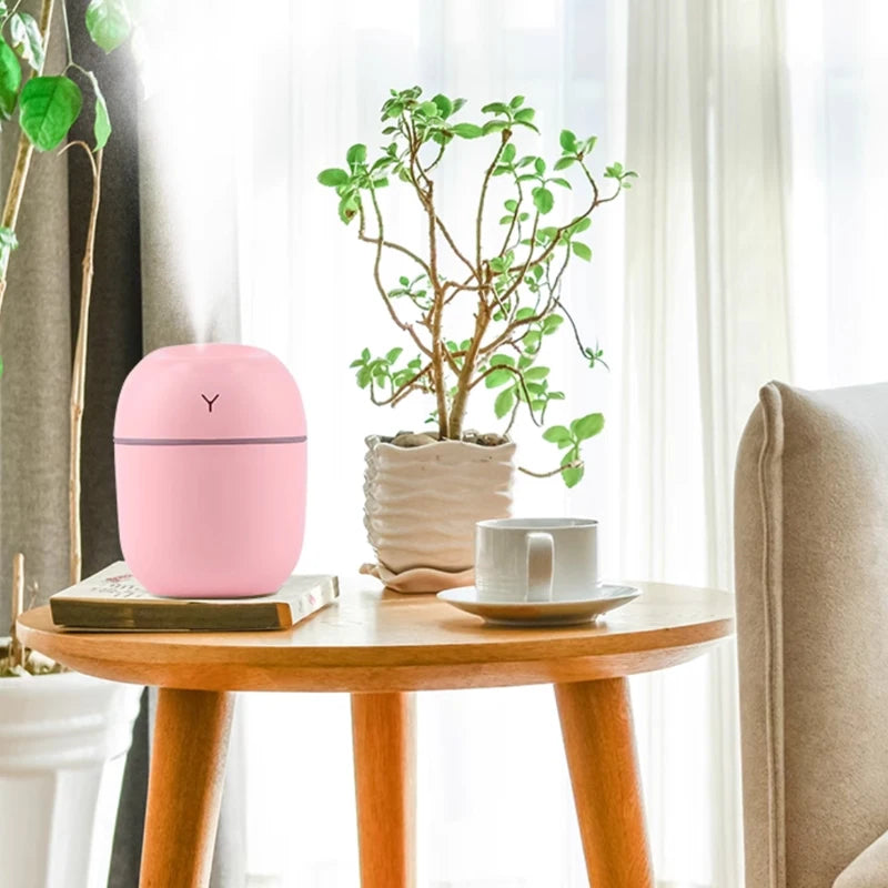 Mini humidificateur USB – Brume & lumière d’ambiance