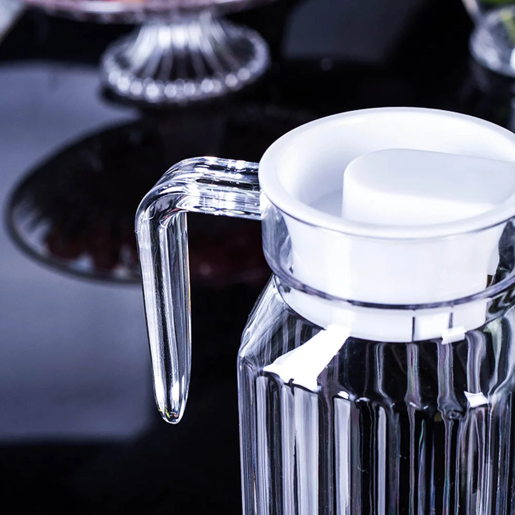 Carafe à eau 1,1 L – Pichet transparent pour réfrigérateur