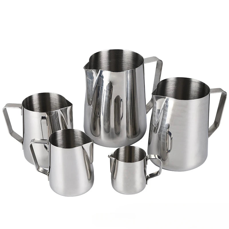 Pichet à lait inox pour café – Mousseur & Latte Art