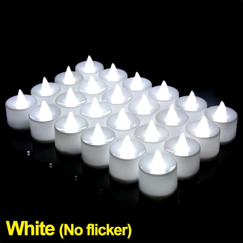 Bougies chauffe-plat LED sans flamme – Ambiance chaleureuse
