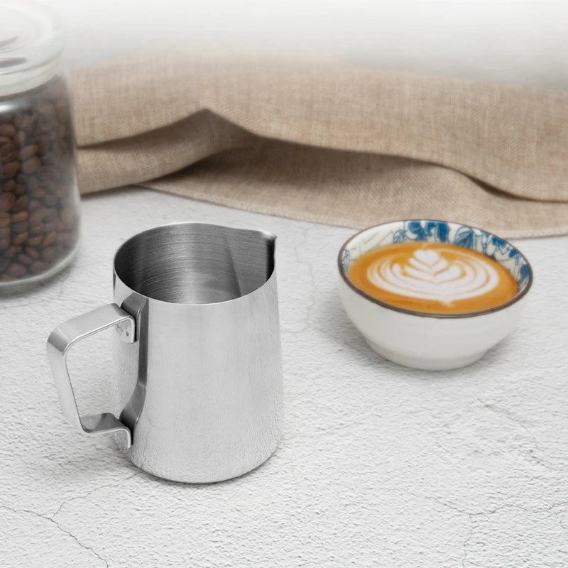 Pichet à lait inox pour café – Mousseur & Latte Art
