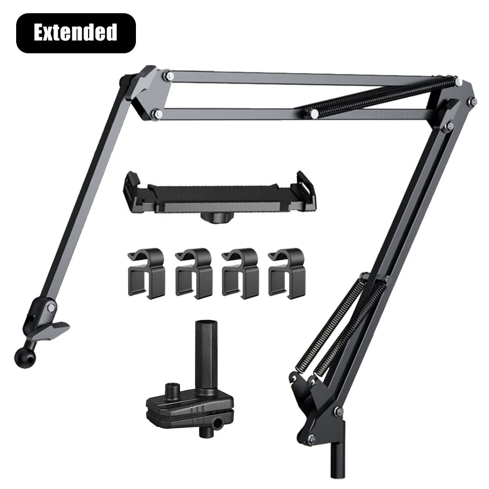 Support tablette & téléphone articulé – Fixation pour lit