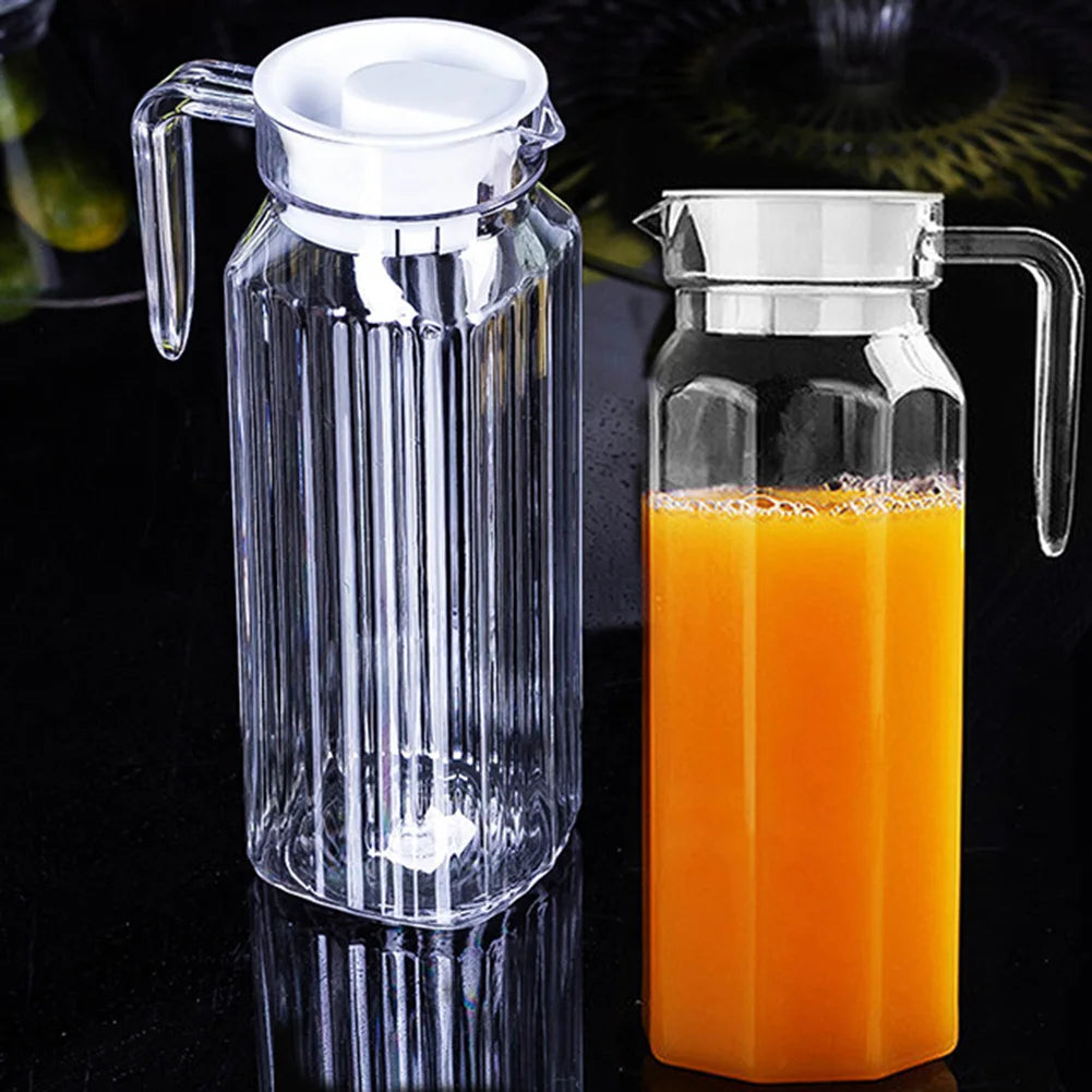 Carafe à eau 1,1 L – Pichet transparent pour réfrigérateur