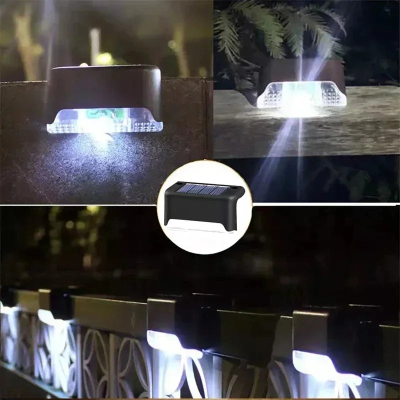 Lampes solaires LED pour escaliers & terrasse – Éclairage extérieur