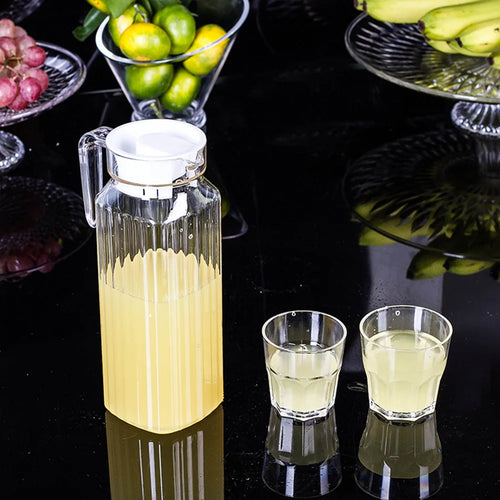 Carafe à eau 1,1 L – Pichet transparent pour réfrigérateur