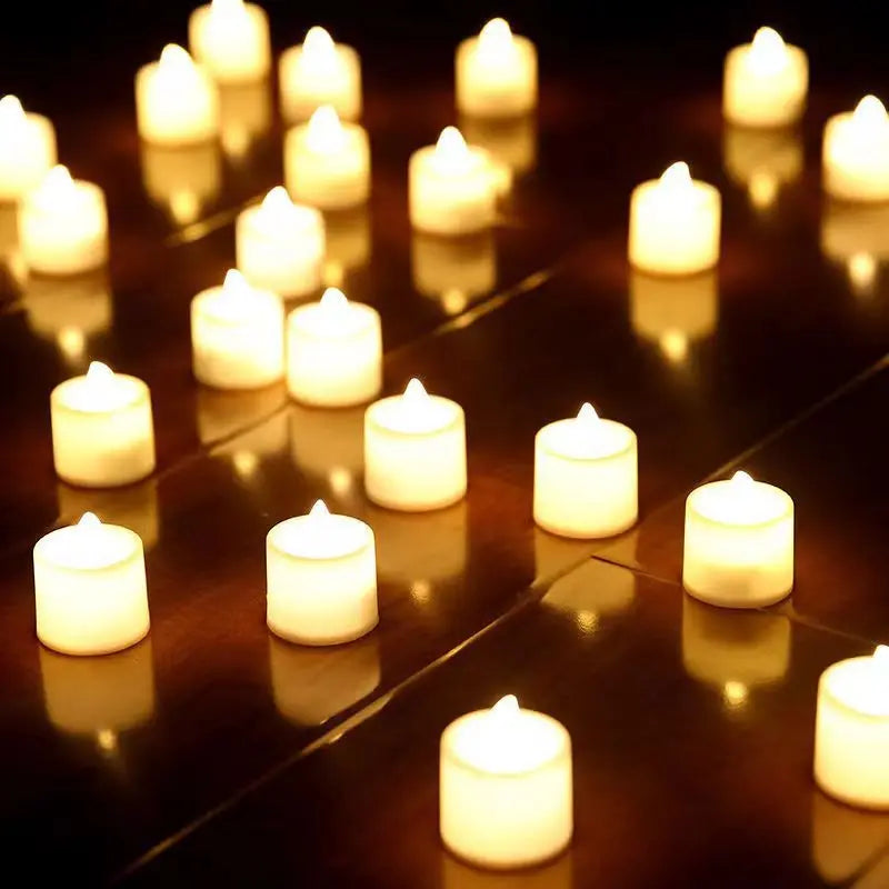 Bougies chauffe-plat LED sans flamme – Ambiance chaleureuse